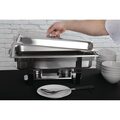 Detailopname van de Milan chafing dish model S299