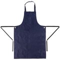 Gastronoble blauw nylon schort in gebruik