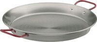 Professionele stalen paellapan 46 cm van Garcima