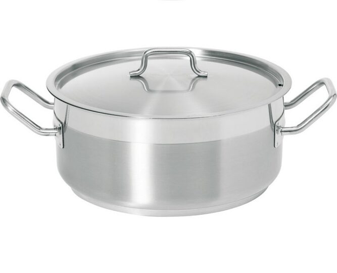 Kookpan (profi-line) met deksel, Ø240x(H)105mm, 4.8Lit.