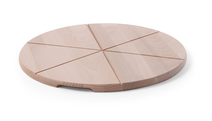 Hendi pizza plank van beukenhout met een diameter van 45 cm