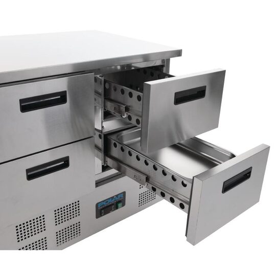 Polar gekoelde werkbank, 4 laden