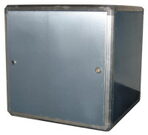 Lege ongeïsoleerde box t.b.v. inbouwen afzuigmotor, afm: 1000x1000x1000 mm