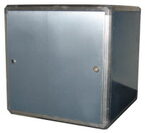 Lege ongeïsoleerde box t.b.v. inbouwen afzuigmotor, afm: 510x510x510 mm